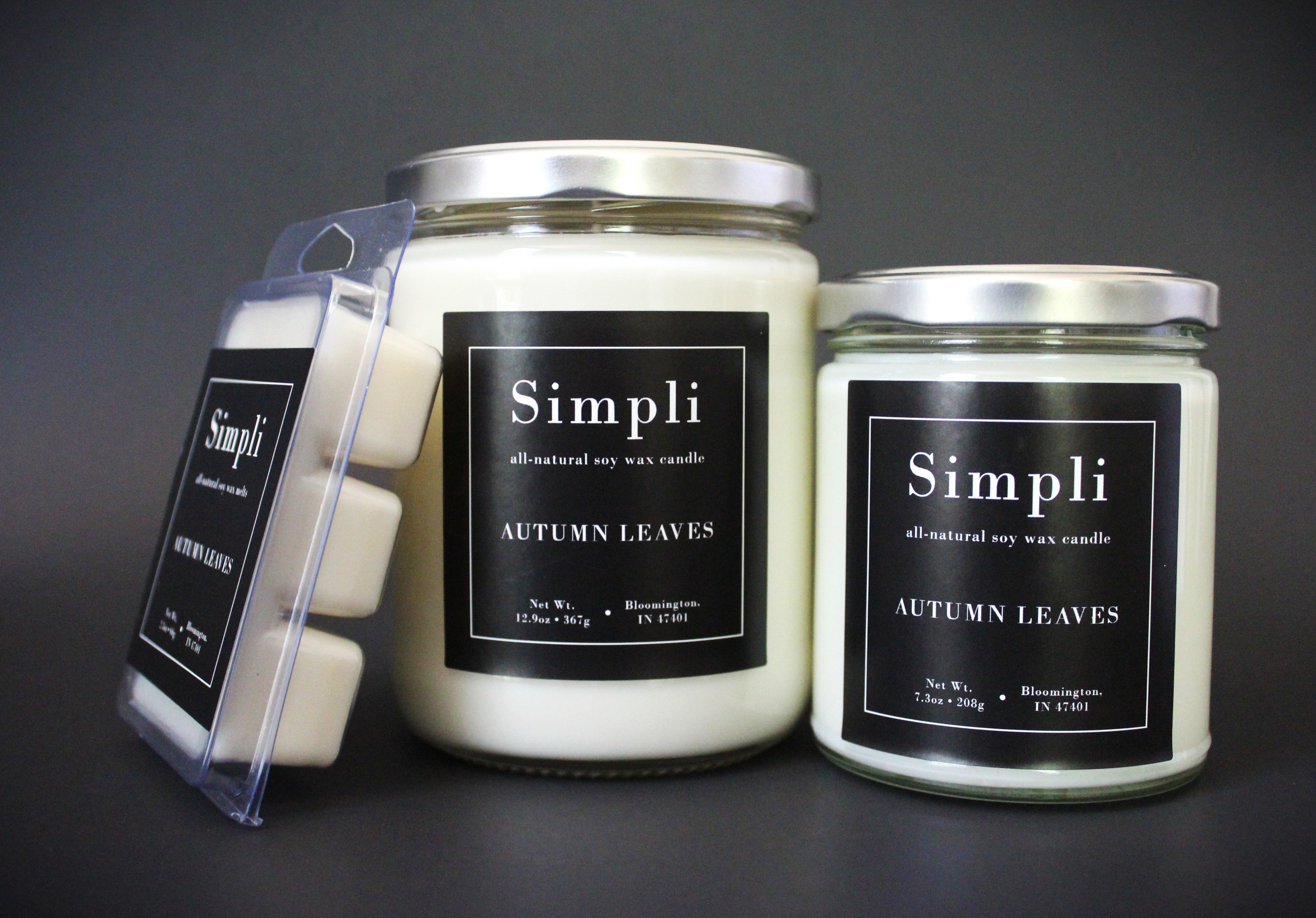 Autumn Leaves  all-natural soy wax candles and melts – Simpli